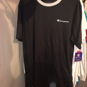 black small champion sleep shirt